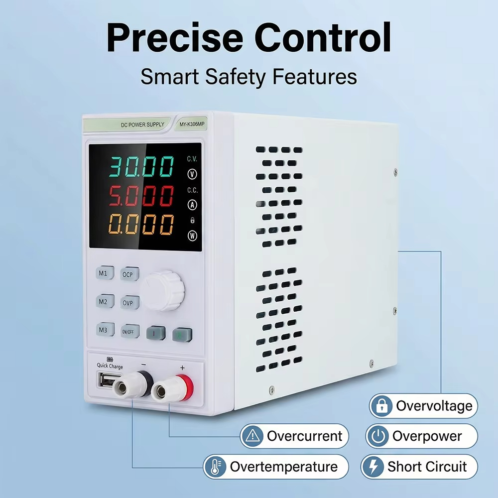 Programmable Dc Power Supply 30V 10A - Fuente de Alimentación Regulada de CC
