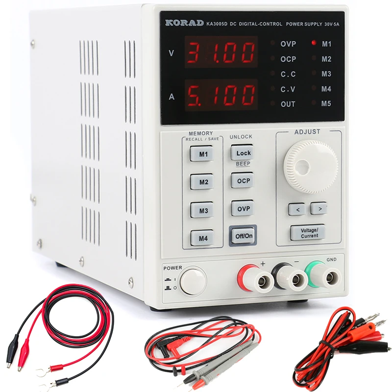 KORAD 3005D 3005DS Fuente de a - Linear Lab Power Supply Adjustable reseña y precio